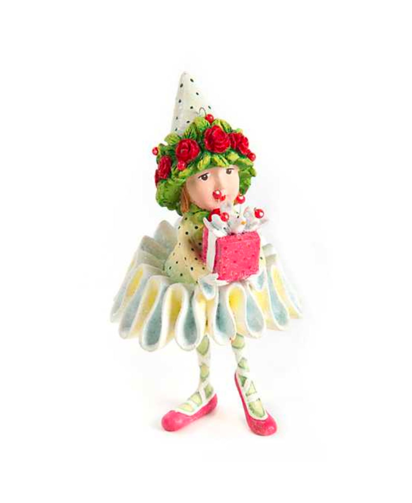 Patience Brewster Dash Away Dancer's Elf Mini Ornament