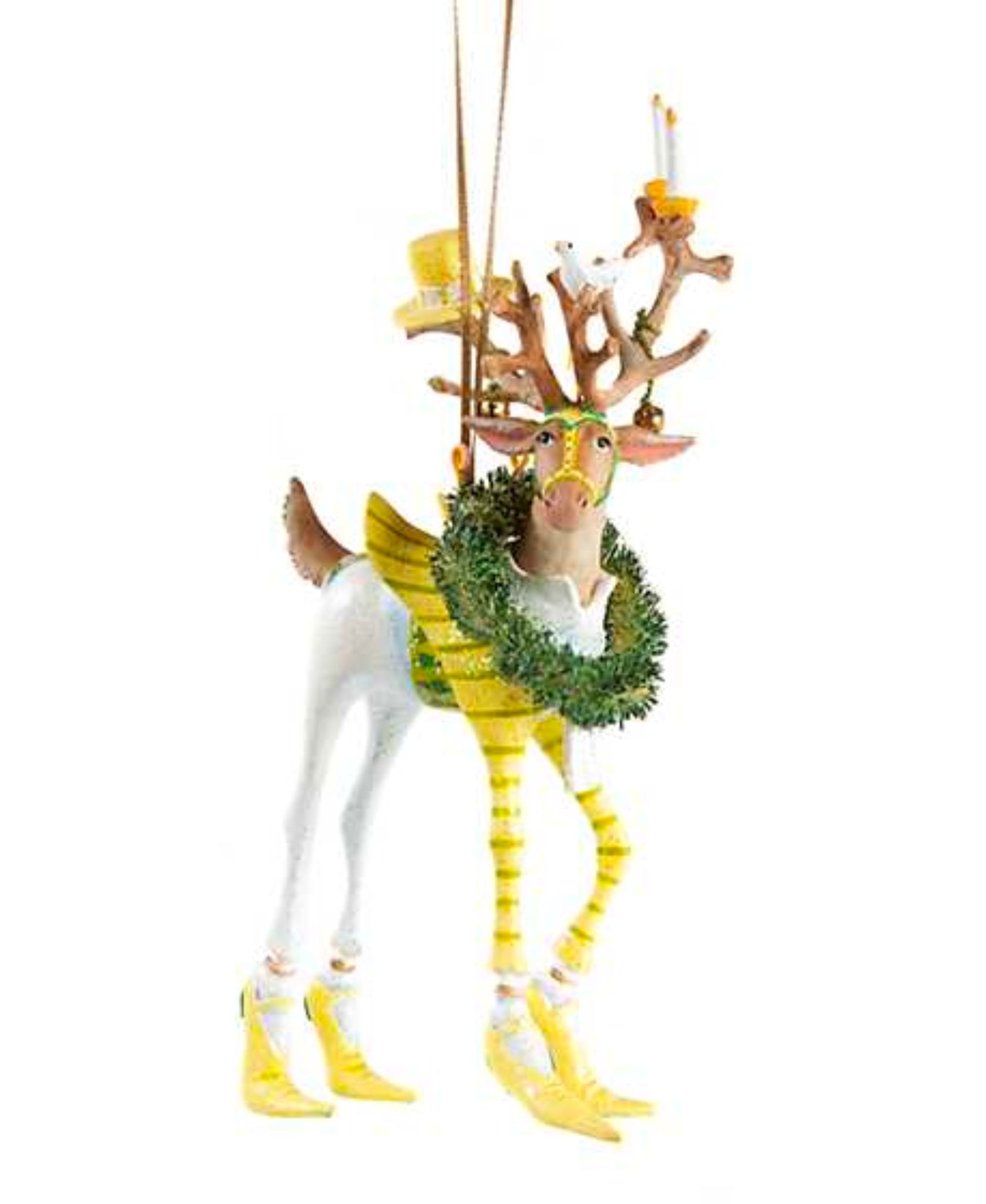 Patience Brewster Dash Away Prancer Reindeer Ornament