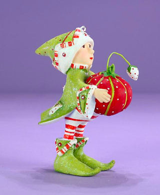 Patience Brewster Dash Away Prancer's Elf Mini Ornament