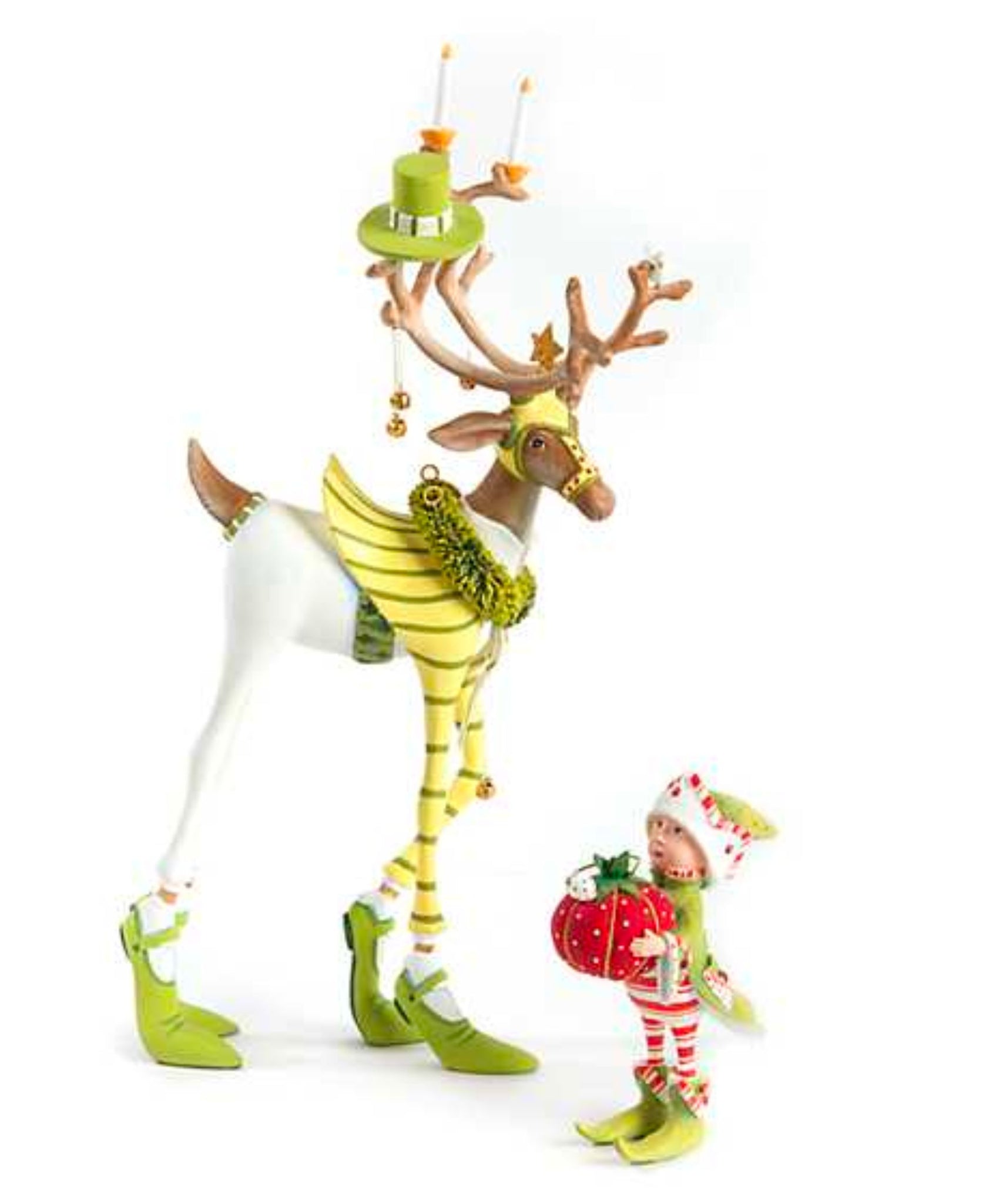 Patience Brewster Dash Away Prancer's Elf Ornament – Home