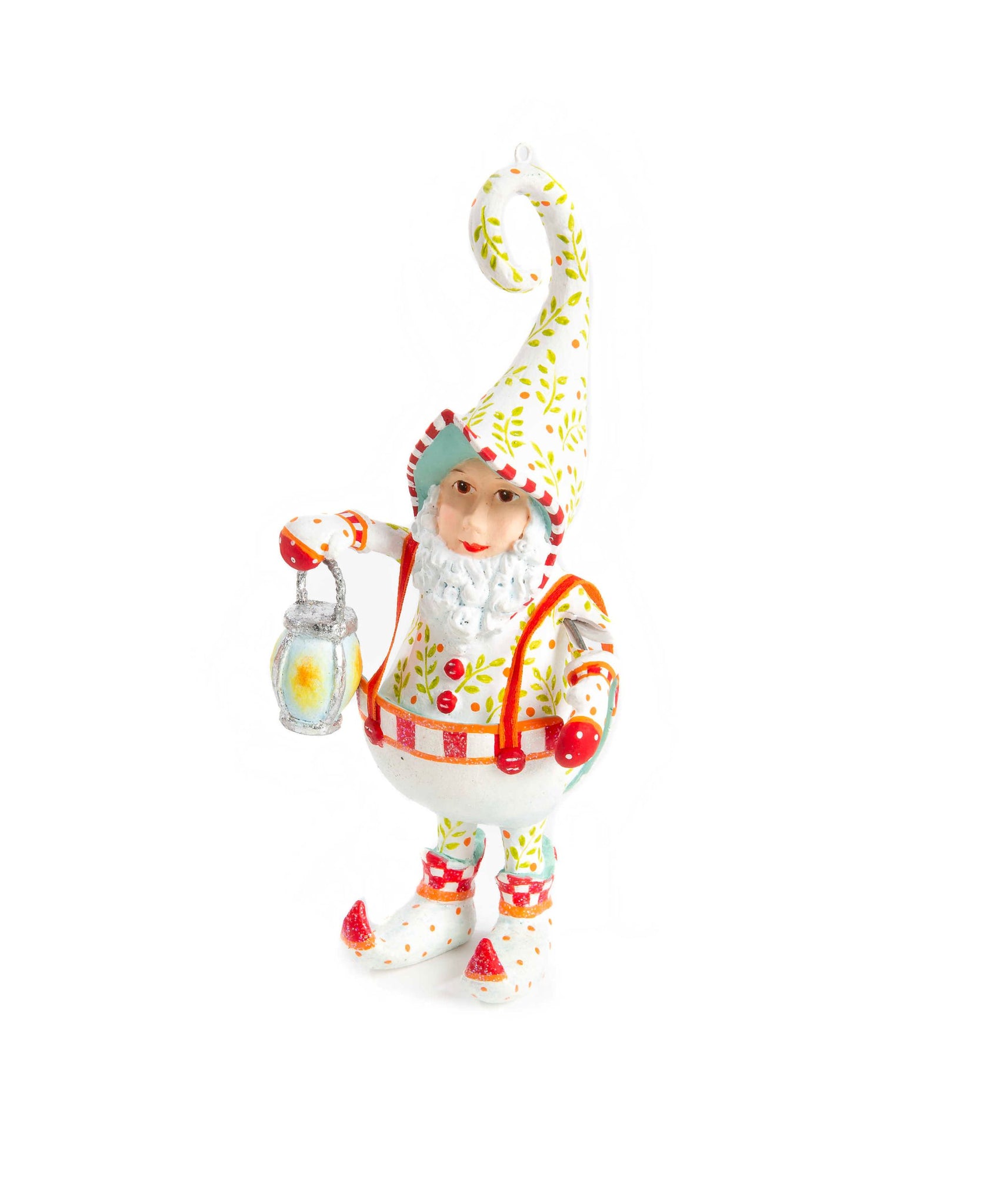 Patience Brewster Dash Away Santa's Lantern Elf Ornament