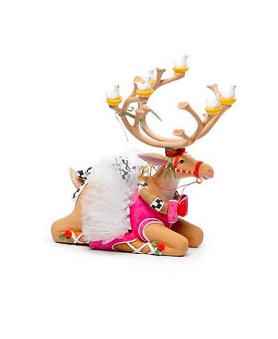 Patience Brewster Dash Away Sitting Dancer Reindeer Figure