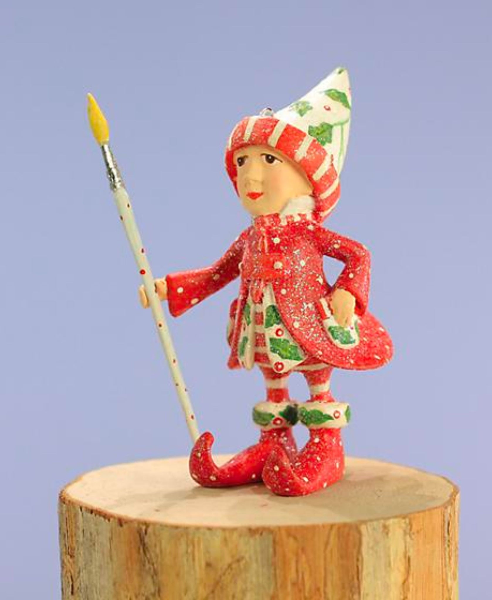 Patience Brewster Dash Away Vixen's Elf Mini Ornament