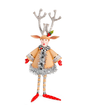 Patience Brewster Lennon Reindeer Boy Holiday Caroler Figure