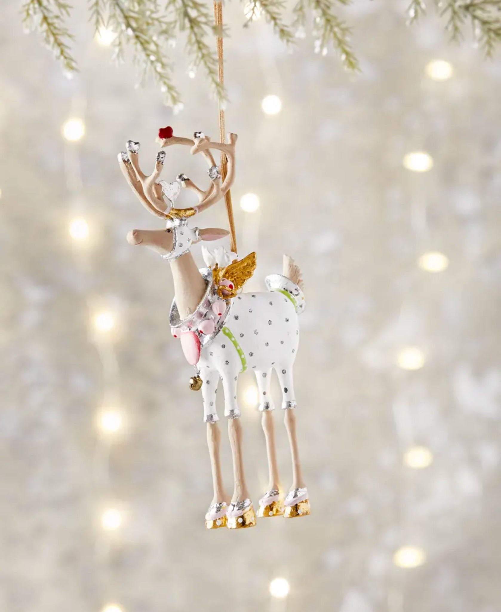 Patience Brewster Moonbeam Cupid Mini Ornament