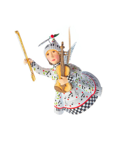 Patience Brewster Music is Paradise Angel Mini Ornament