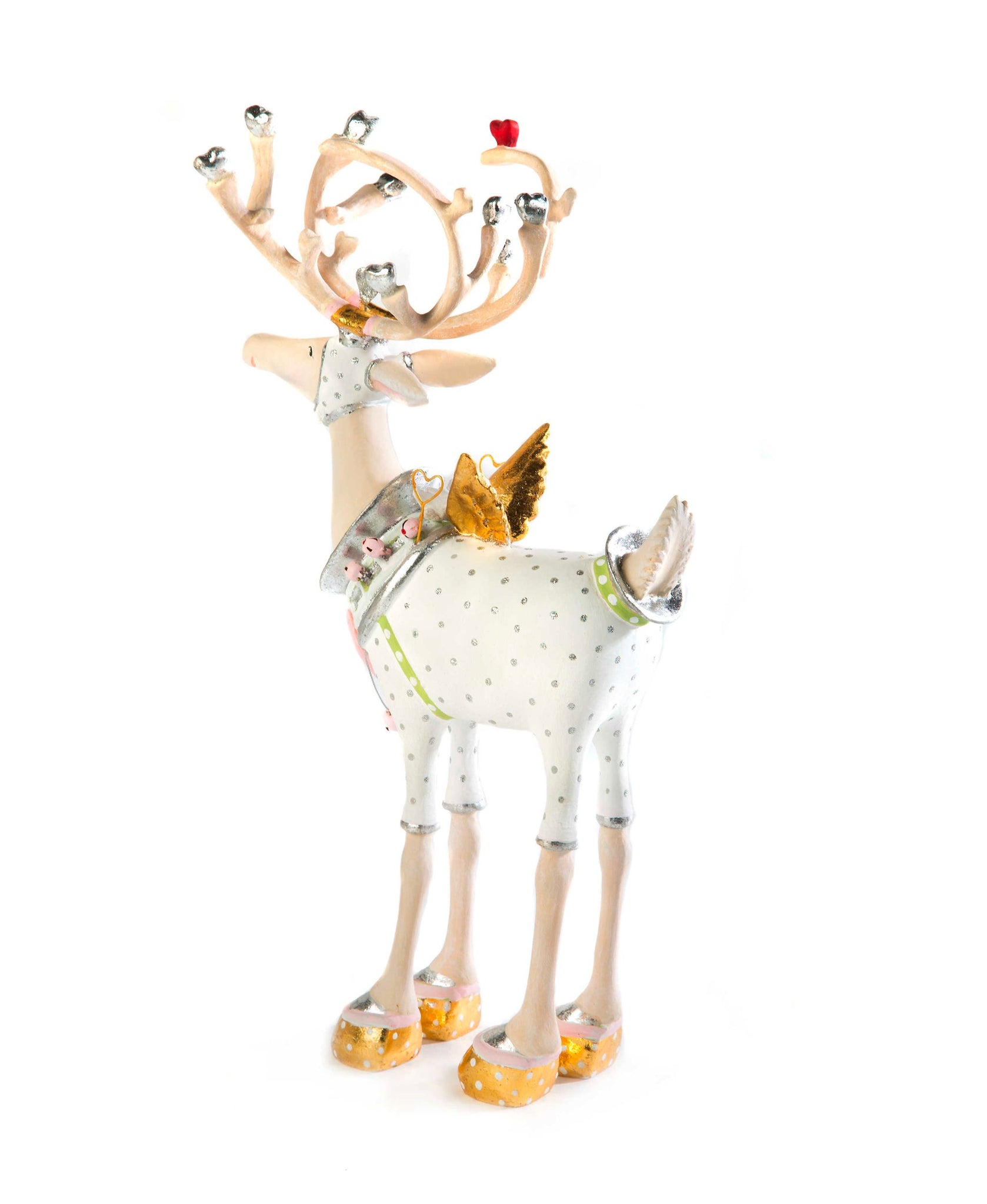 Patience Brewster Moonbeam Cupid Reindeer Figure