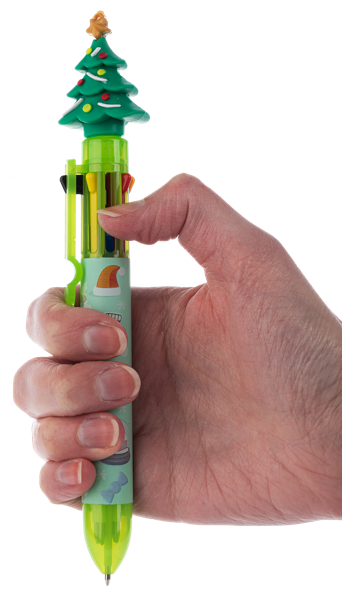 Holiday Multicolored Pens