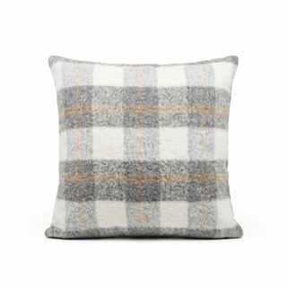 Soft Brushed Plaid Pillow