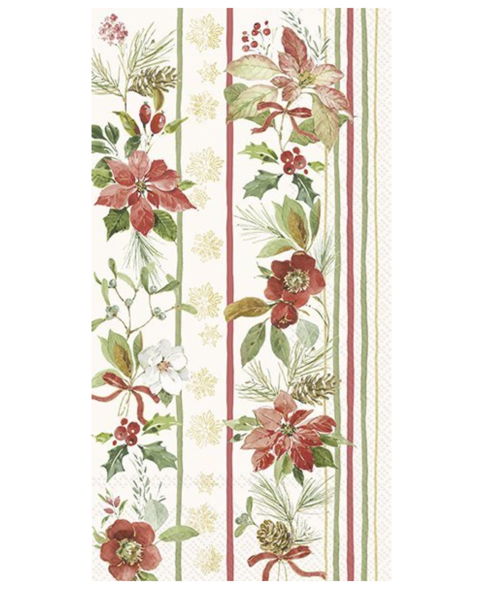 Ihr Poinsettia Bouquet Hostess Napkins