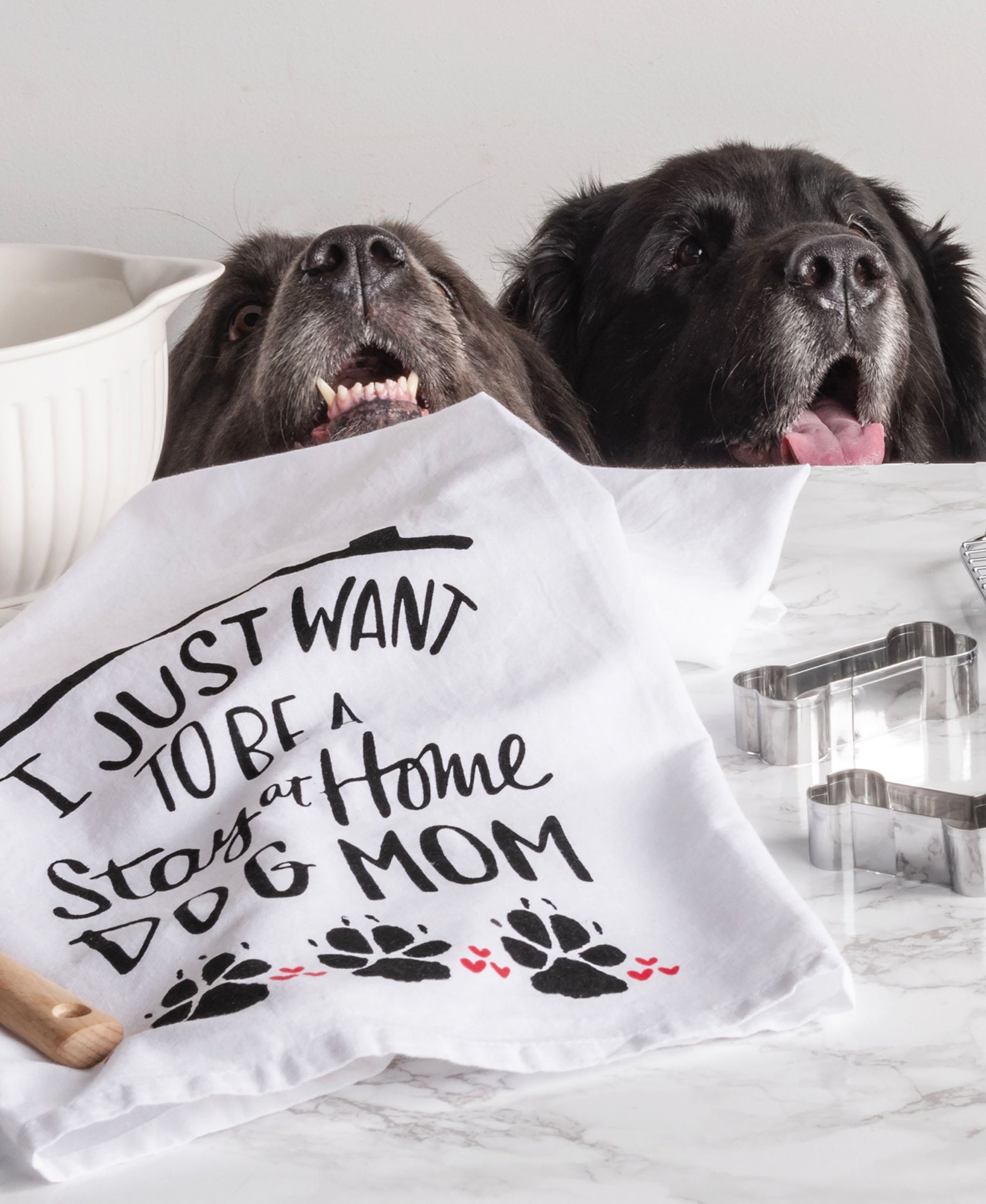 Stay At Home Dog Mom -  Kitchen Towel