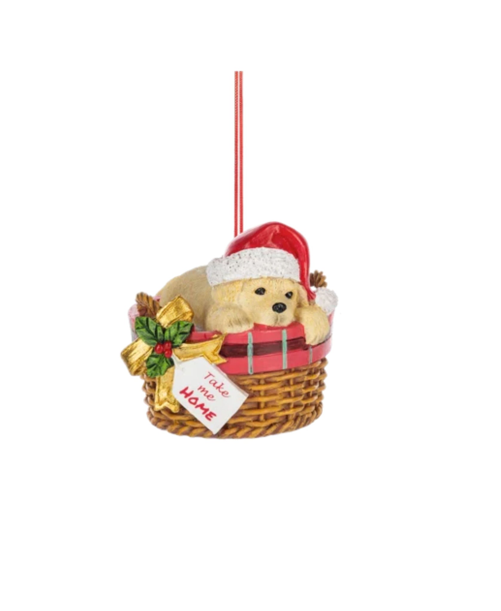 Christmas Puppy Ornaments