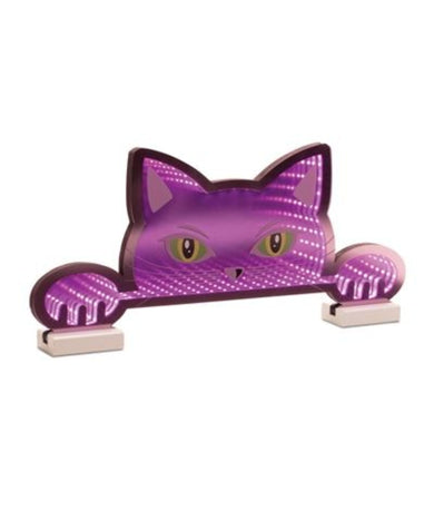 Purple Cat Halloween Infinity Light