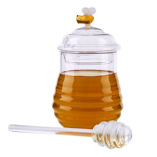 Bee Glass Honey Jar