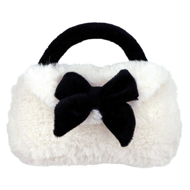 Stephan Baby Plush Rattle Purse - Bow