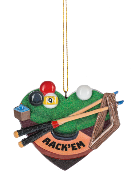 Rack 'Em Pool Ornament