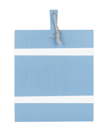 Etu Home Caitlin Wilson French Blue/White Rectangle Mod Charcuterie Board - Medium