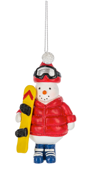 Snowman Snow Sports Ornaments
