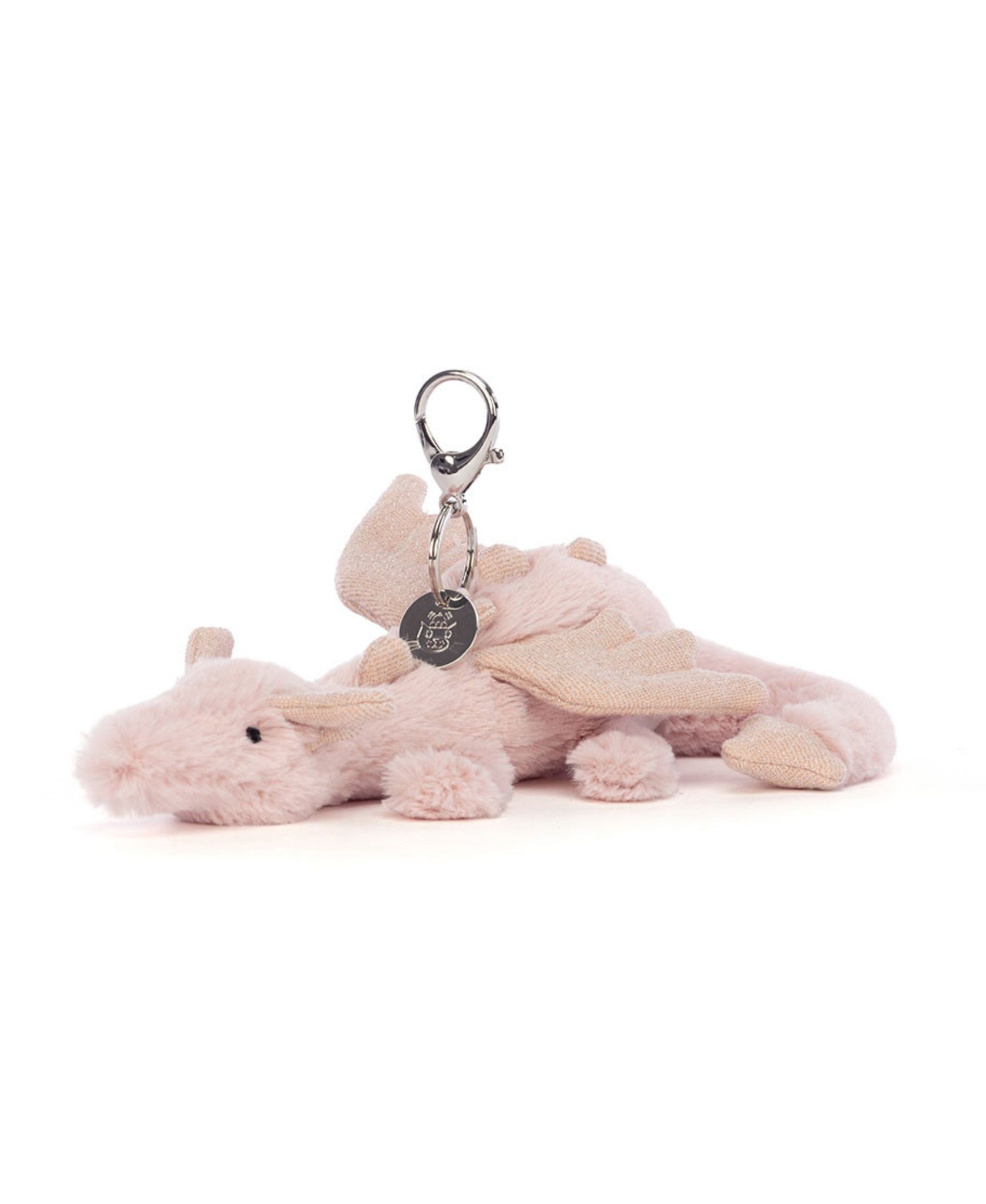 Jellycat Rose Dragon Bag Charm