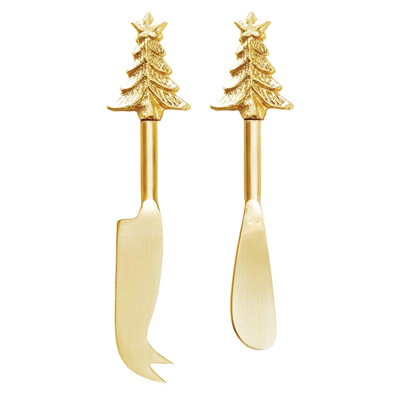 Gold Tree Cheese Knives Set