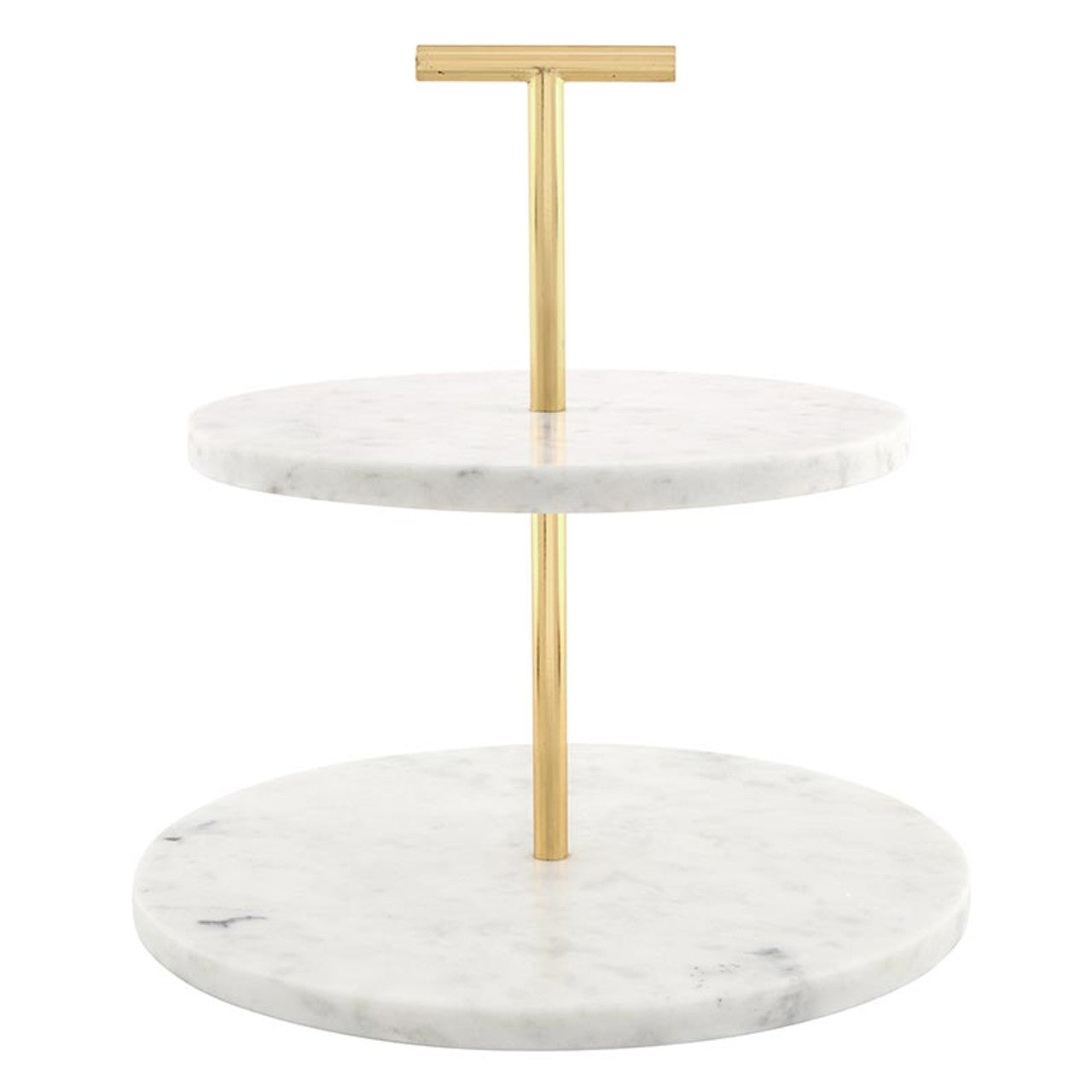 Marble and Gold Tiered Stand