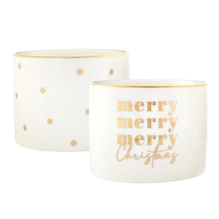 Merry Christmas Dip Bowl Set