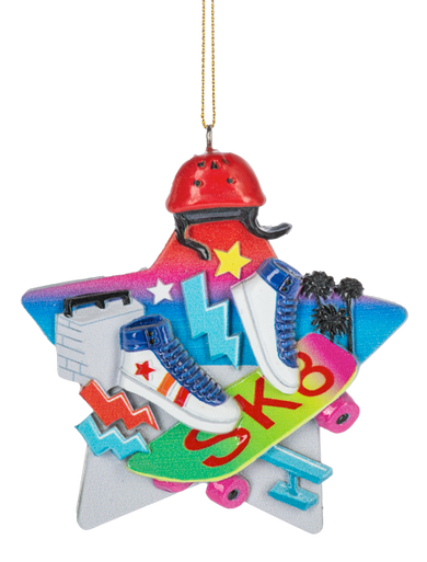 Sk8 Skateboard Ornament