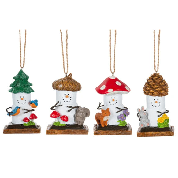 S'mores Nature Ornaments