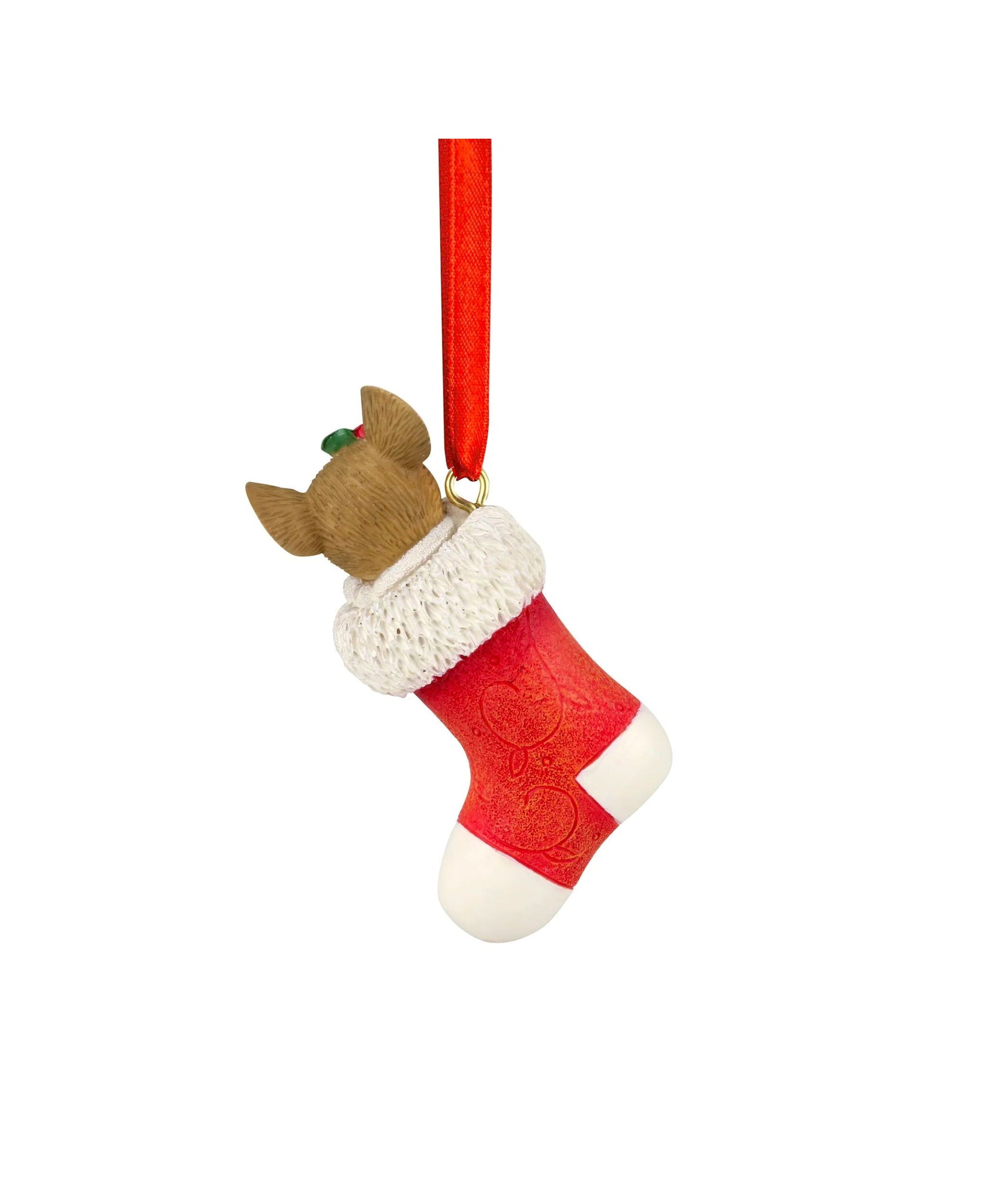 Tails With Heart Santa Spy Hanging Ornament