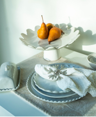 Scalloped Butter Dish