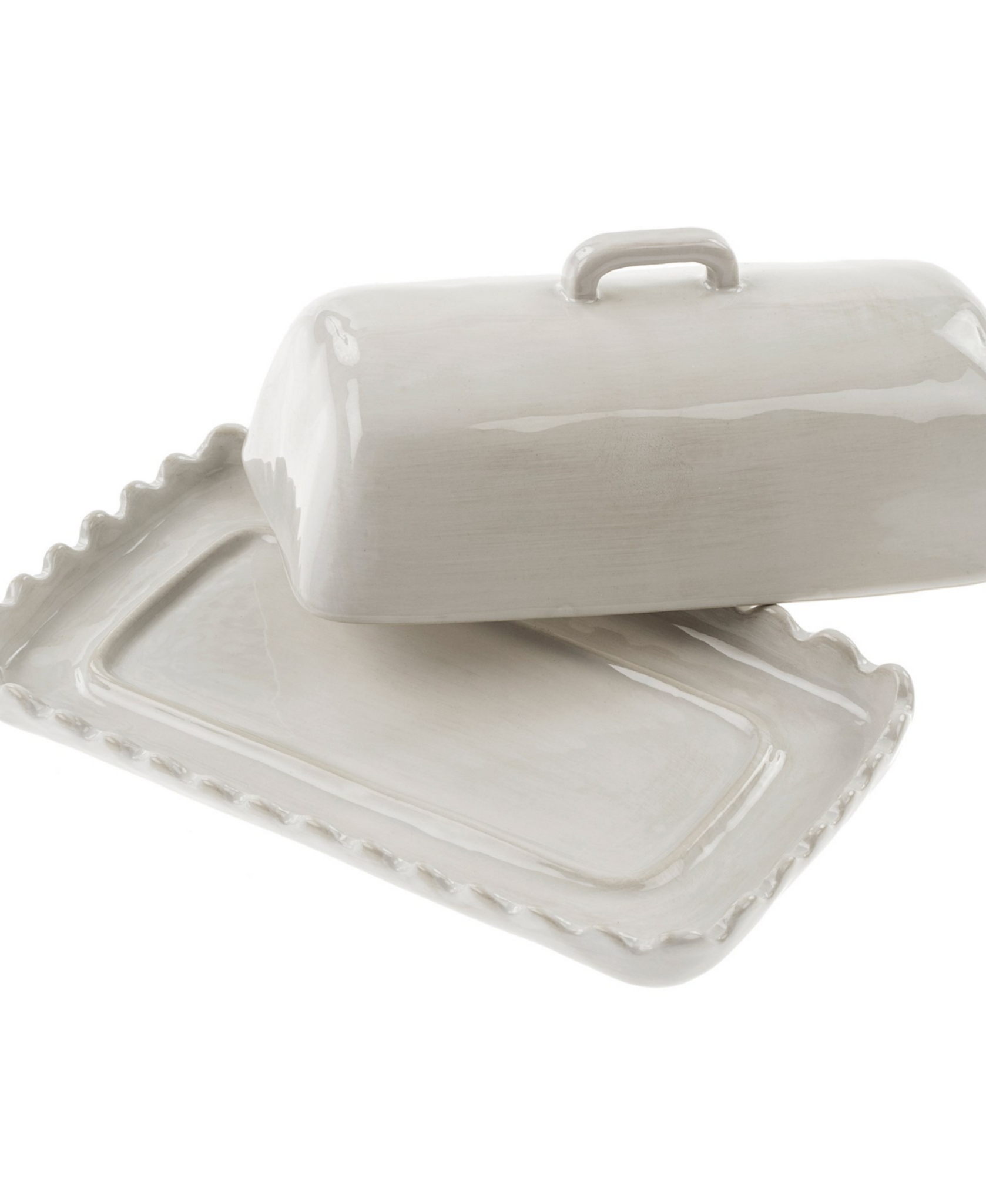 Scalloped Butter Dish