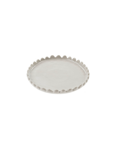 Scalloped Plate, Small