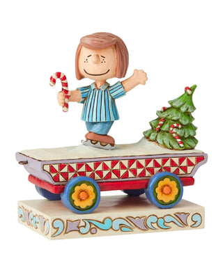 Jim Shore Peanuts 'Skating Shenanigans' - Peppermint Patty Train Car