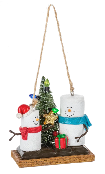 S'Mores Decorating A Tree Ornament