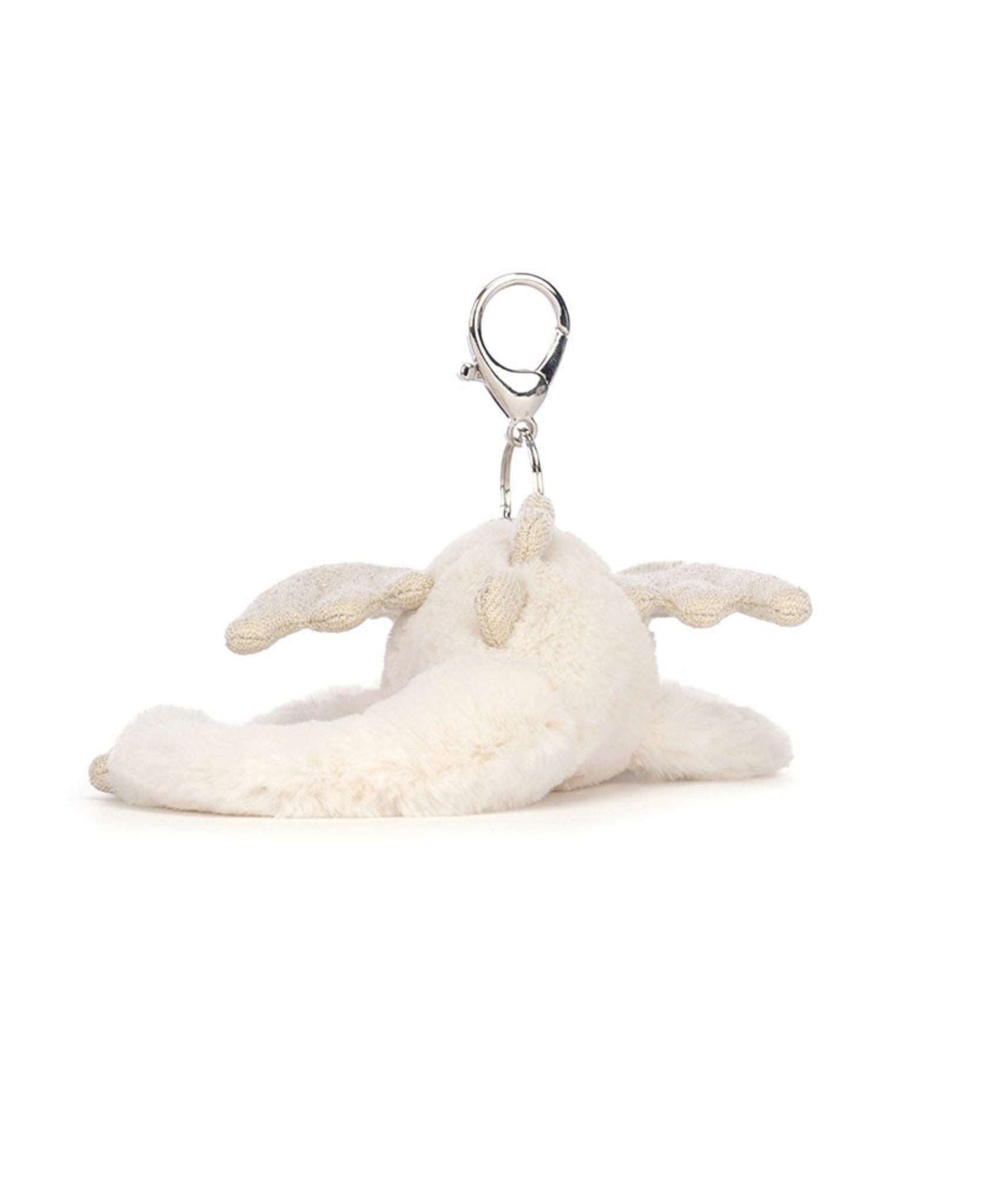 Jellycat Snow Dragon Bag Charm