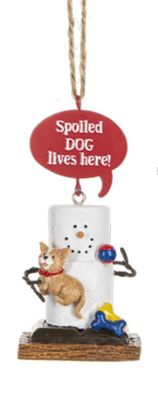S'mores Dog Talk Ornaments