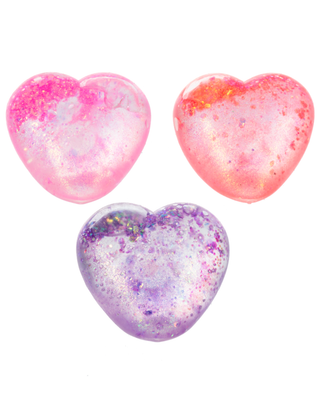Sparkly Heart Squishies