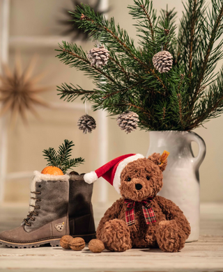 Jimmy Teddy Bear - Christmas Steiff Stuffed Animal