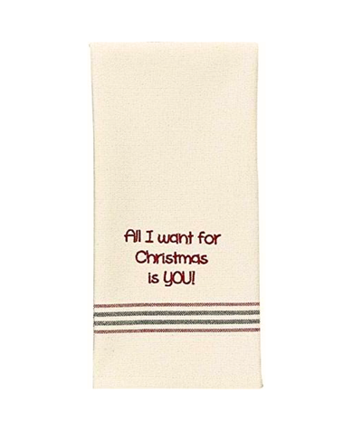 Park Designs All I Want For Christmas Is You Dish Towel