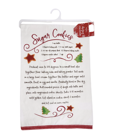 North Pole Bakery Sugar Cookies Dish Towel