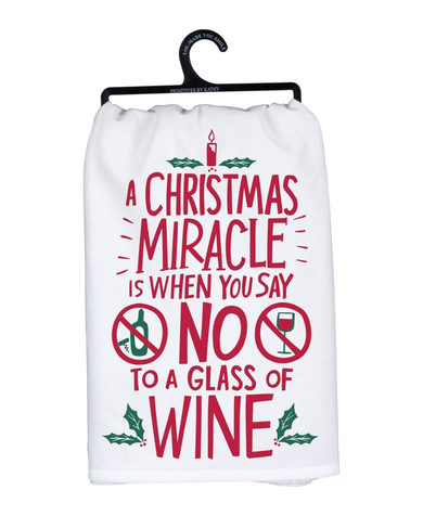 Primitives By Kathy Christmas Miracle Dish Towel