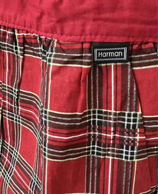 Harman Red Holiday Plaid Sweetie Apron