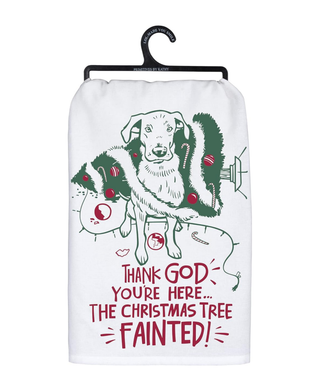 Primitives By Kathy Tree Fainted Dish Towel