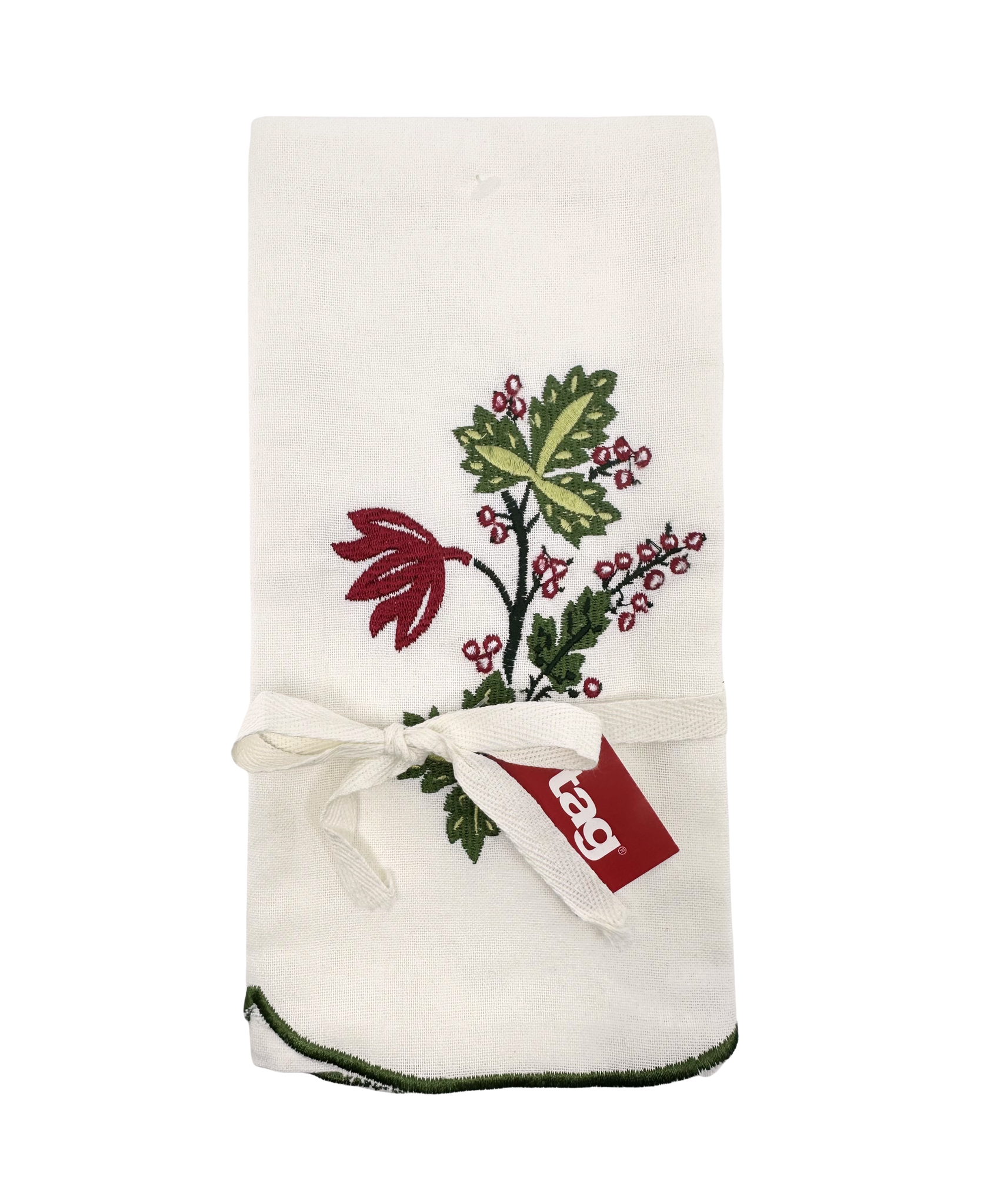 Tag Floral Guest Towels Set of 2