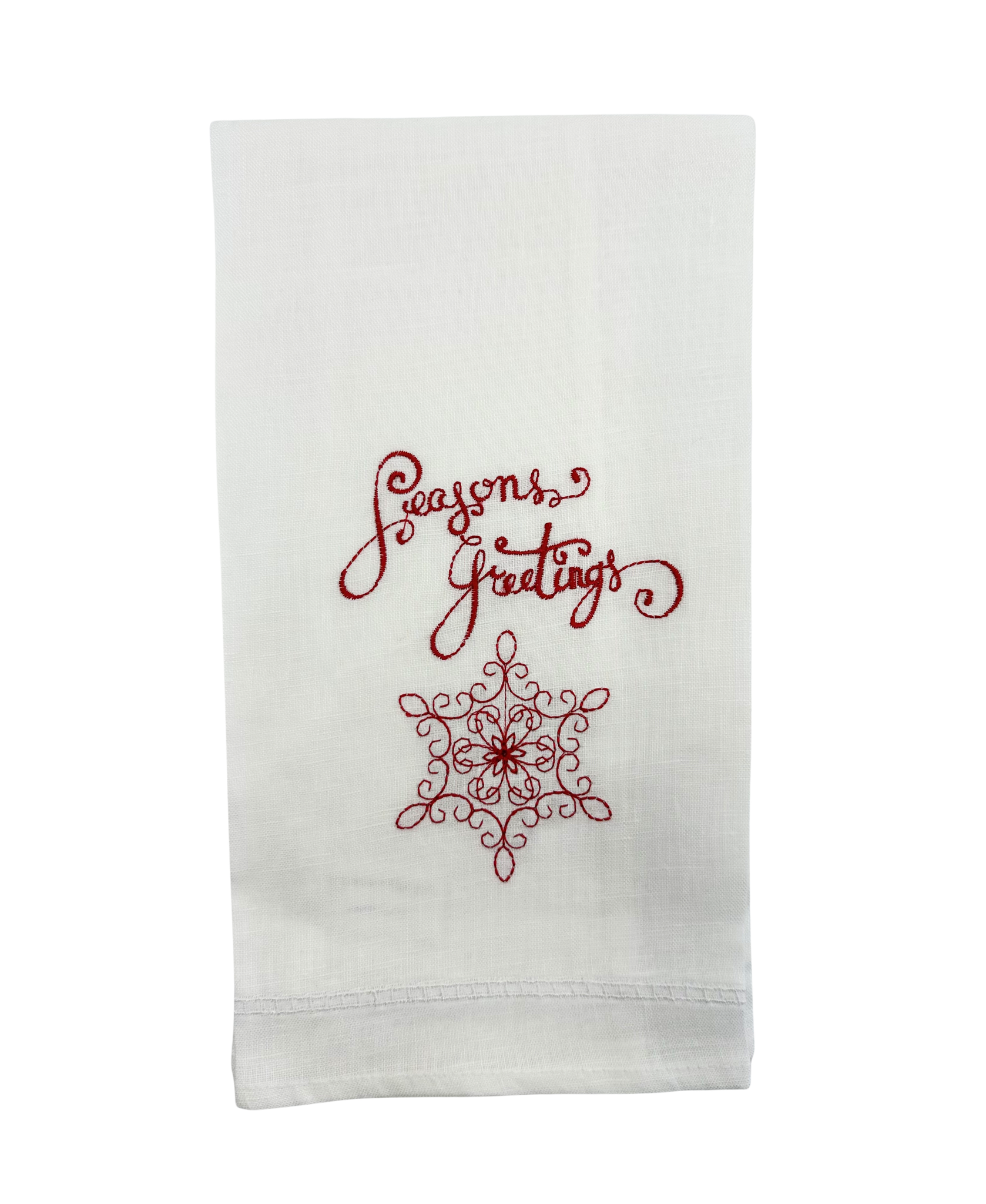 K & K Interiors Seasons Greetings Hand Towel