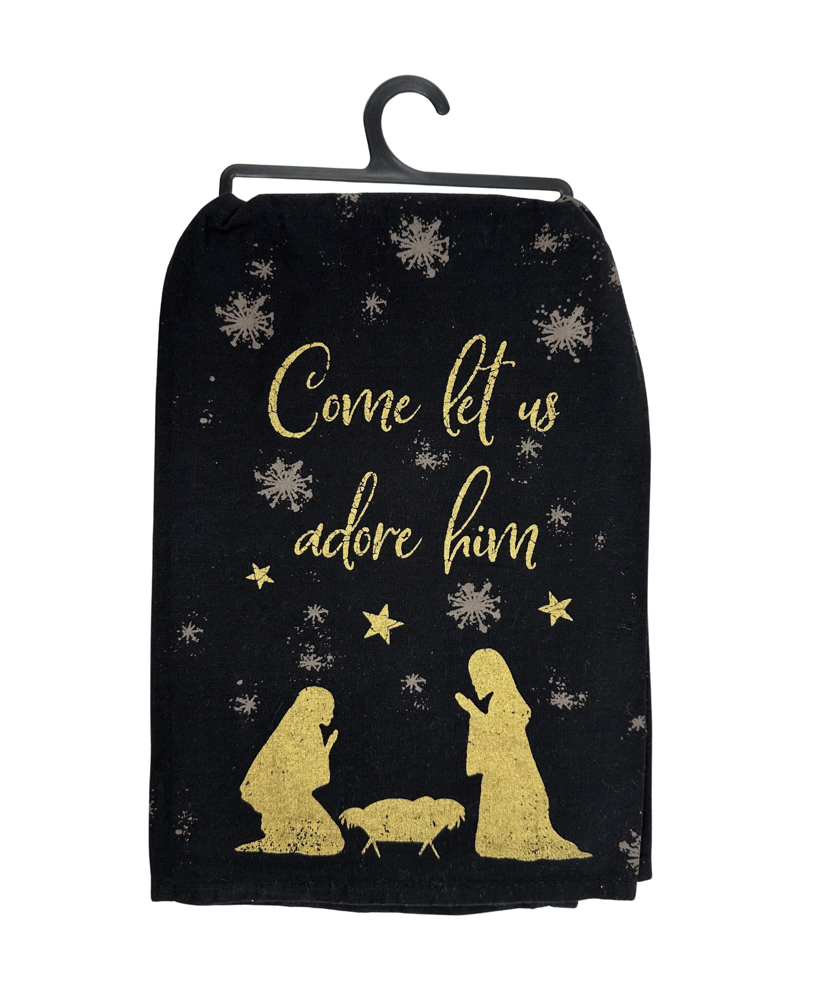 Primitives By Kathy Adore Him Dish Towel