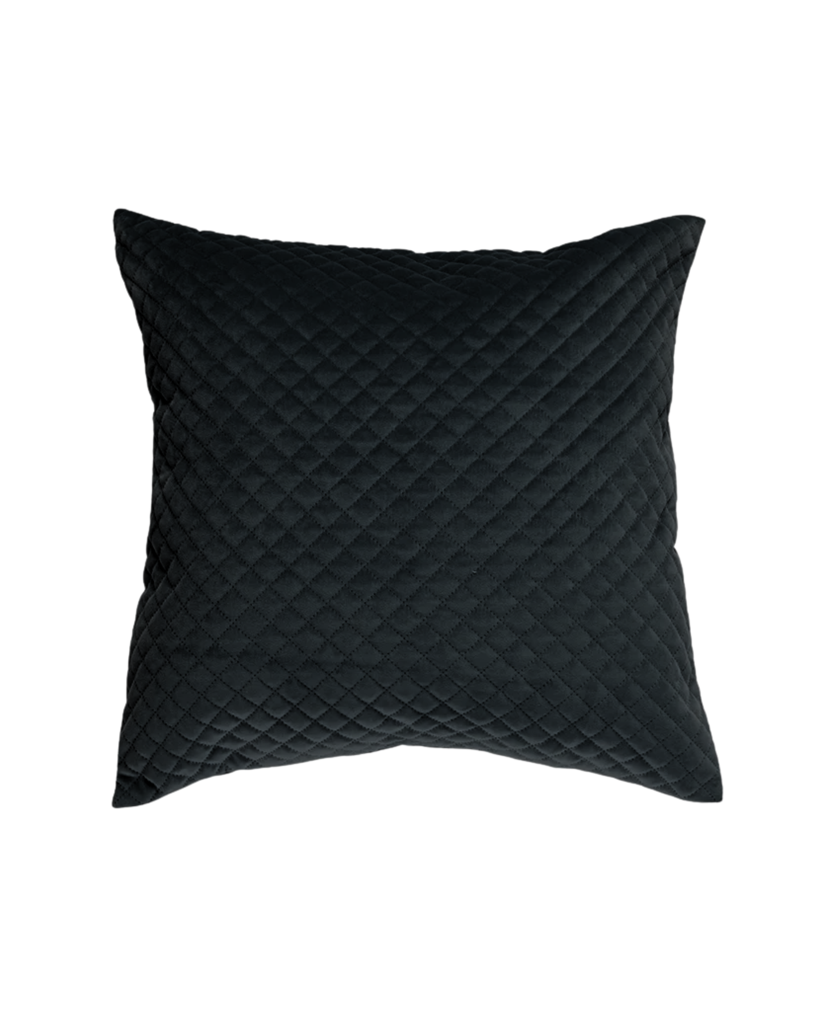 Harman Home Luxe Velvet Cushion Cover Black 18