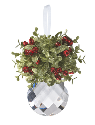 Mini Mistletoe Krystal Ornament