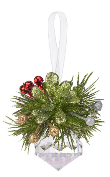 Teeny Mistletoe Jewel Ornaments - Classic