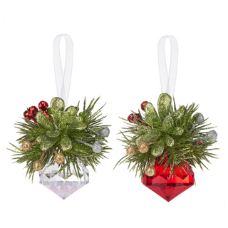 Teeny Mistletoe Jewel Ornaments - Classic